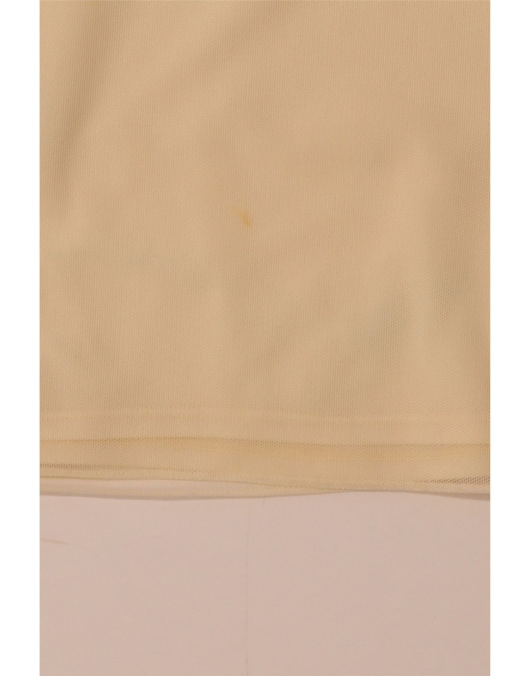 COAST Womens Crop See Through Bluse Top UK 16 Large Yellow Polyester