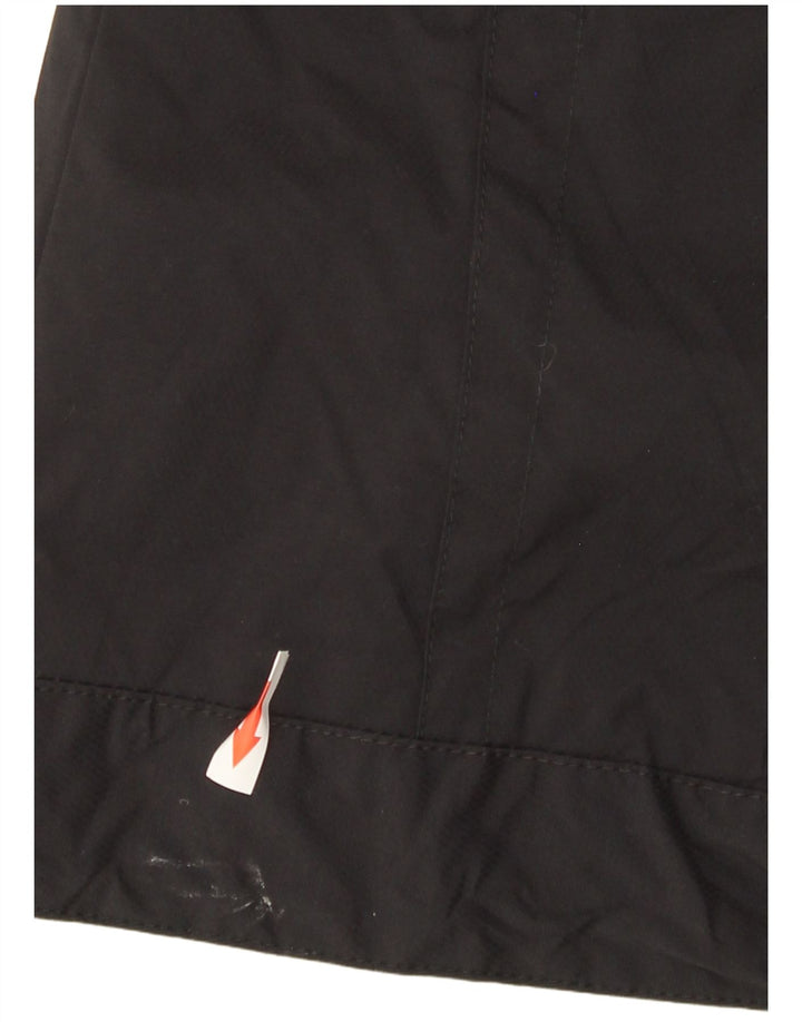 Columbia Dame Hooded Windbreaker Jacket UK 10 Small Black Nylon