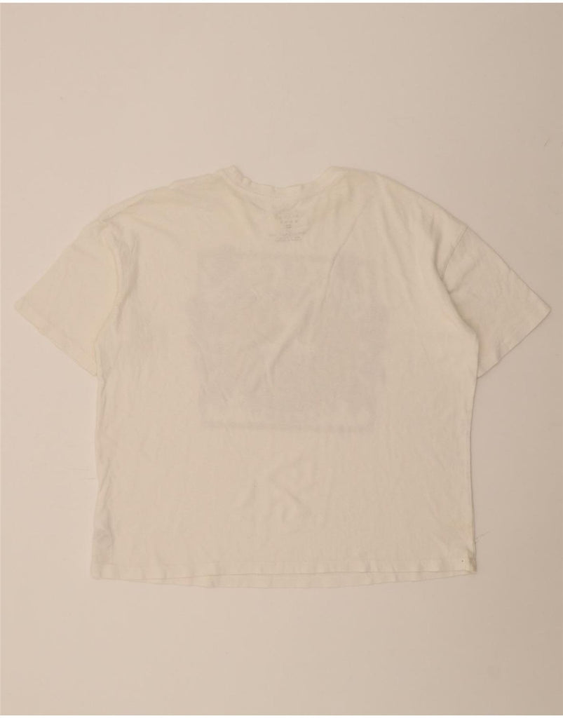 BILLABONG Mens Graphic T-Shirt Top Medium White Cotton Vintage Billabong and Second-Hand Billabong from Messina Hembry 