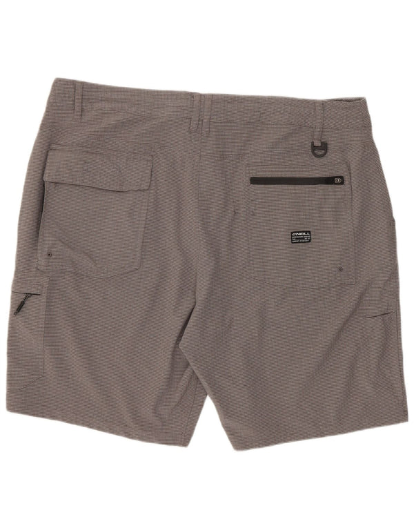 O'Neill Herre Cargo Shorts W38 XL Gråstribet polyester