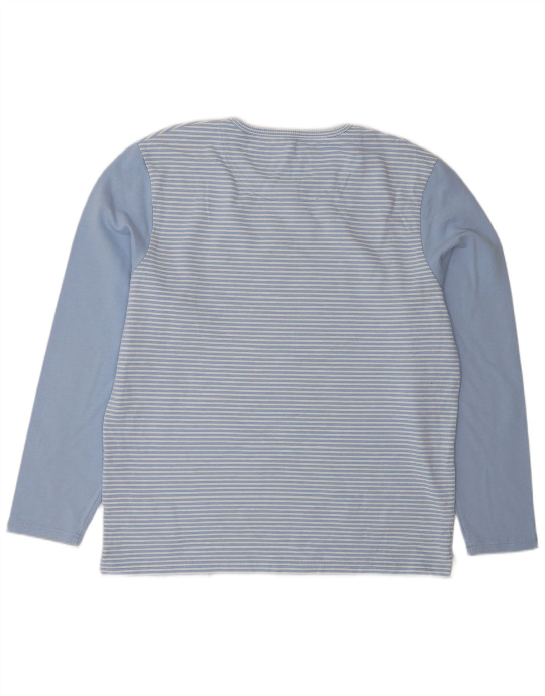 Lyle & Scott Herre Top Langærmet XL Blå Nålestribe
