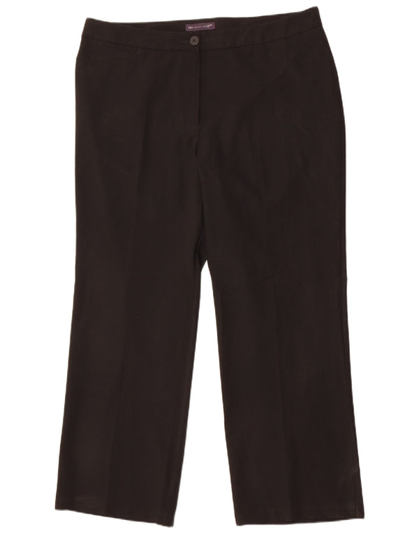 Marks & Spencer Lige fritidsbukser til kvinder UK 18 XL W38 L30 Sort