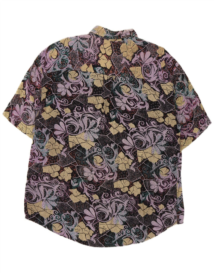 ORSO POETA Kortærmet Herreskjorte 2XL Multifarvet Paisley Viscose