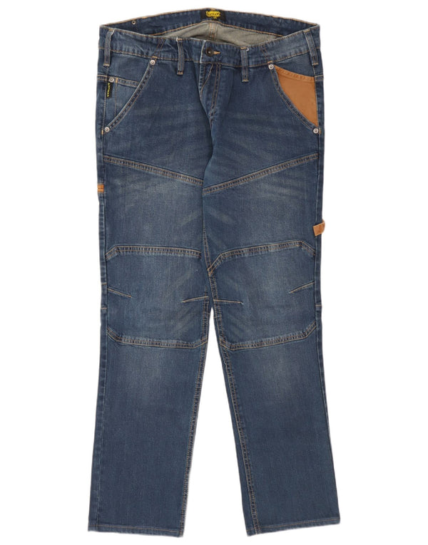 Diadora Mens Cargo Straight Jeans W34 L30 Blue