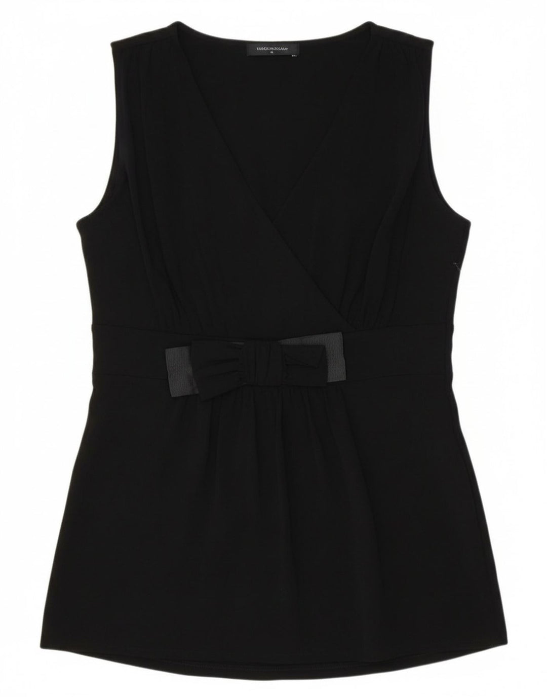 MARELLA Womens Blouse Top UK 14 Large Black Viscose