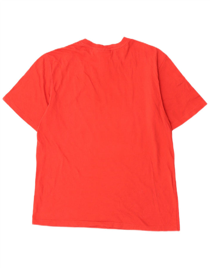 Puma Herre Grafisk T-Shirt Top Medium Rød