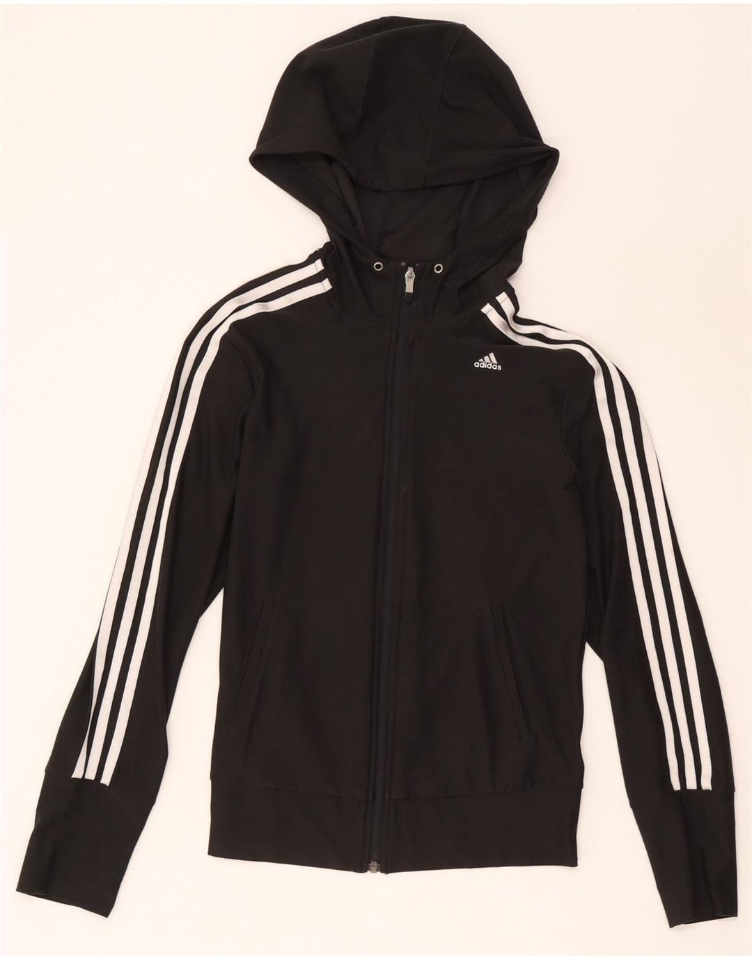 Adidas Dame Climacool Træningsdragt Top Jacket UK 8/10 Small Black