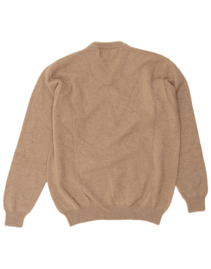 Marlboro Classics Herre V-hals sweater lille beige uld