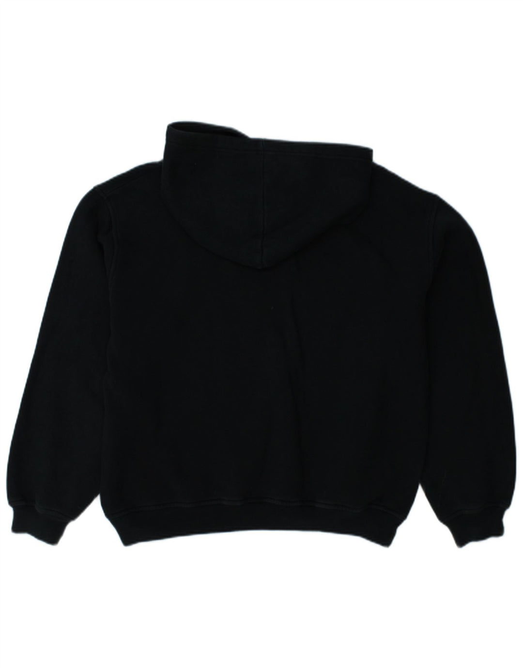 ELLESSE Grafisk hættetrøje til kvinder UK 16 Stor marineblå bomuld