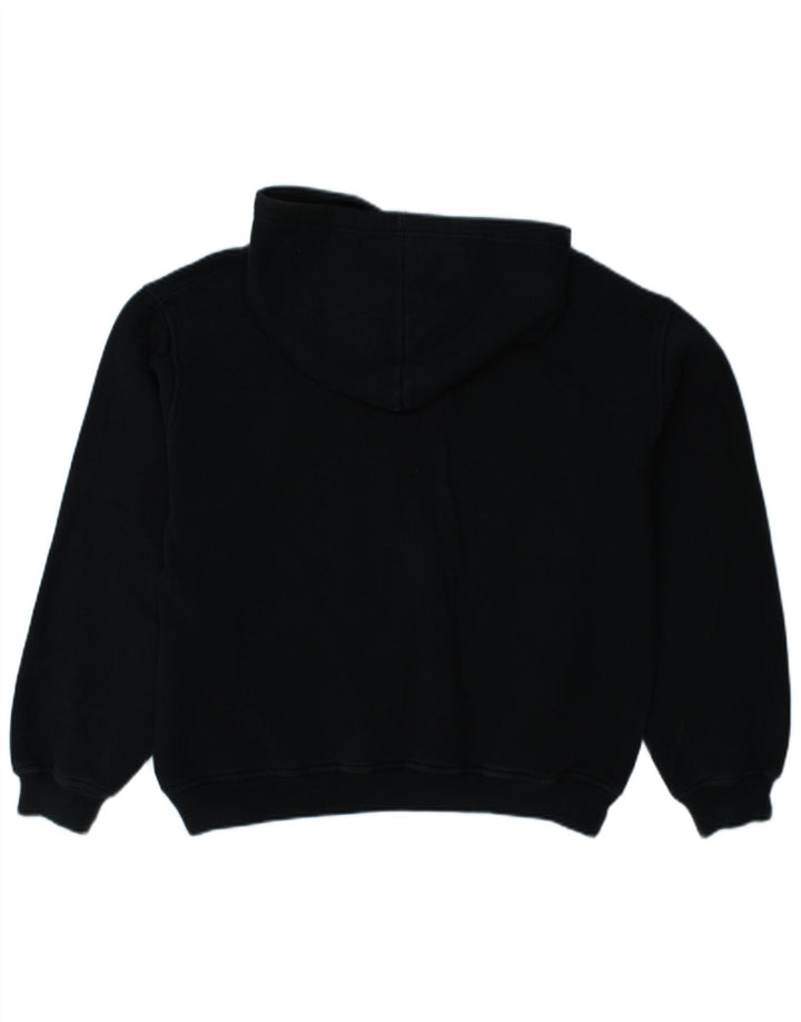 ELLESSE Grafisk hættetrøje til kvinder UK 16 Stor marineblå bomuld