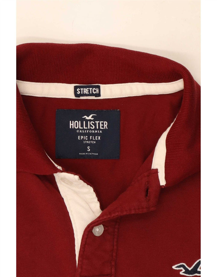 Hollister herre poloskjorte lille rødbrun