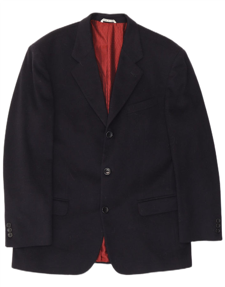 Vintage herre 3-knaps blazerjakke UK 40 Large Navy Blue