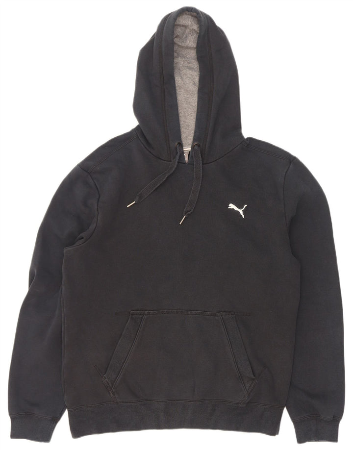 Puma Herre hættetrøje Jumper Medium Sort Bomuld