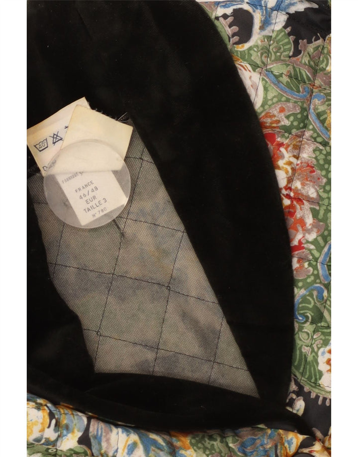 Damart Quiltet jakke til kvinder EU 46/48 XL Flerfarvet blomsterpolyester