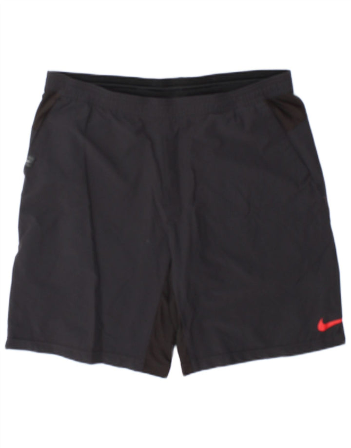 Nike Herre Sportshorts Medium Grey Colourblock Nylon