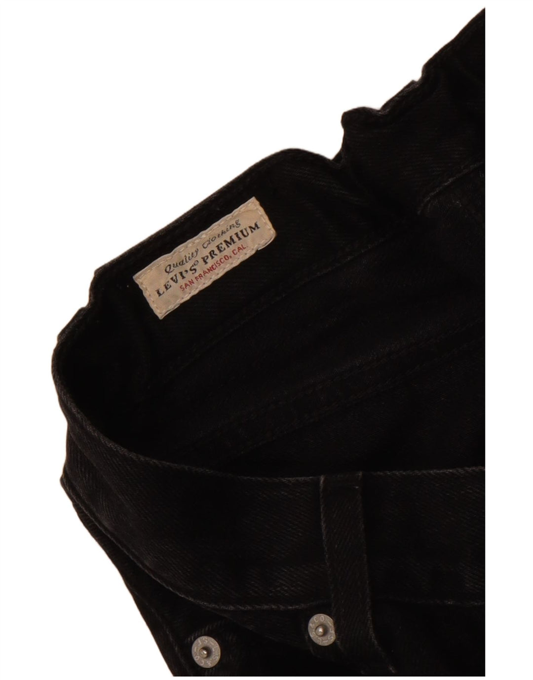 Levi's damejeans med brede ben W26 L30 Sort
