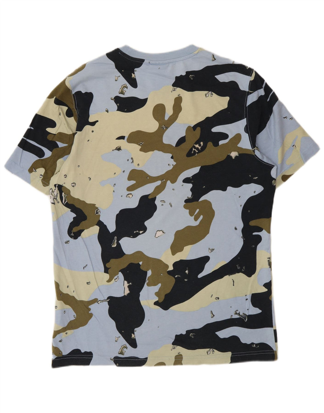 Adidas Herre T-Shirt Top Medium Flerfarvet Camouflage Bomuld