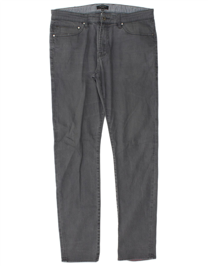 Ted Baker Herre Skinny Casual Bukser W34 L32 Grå