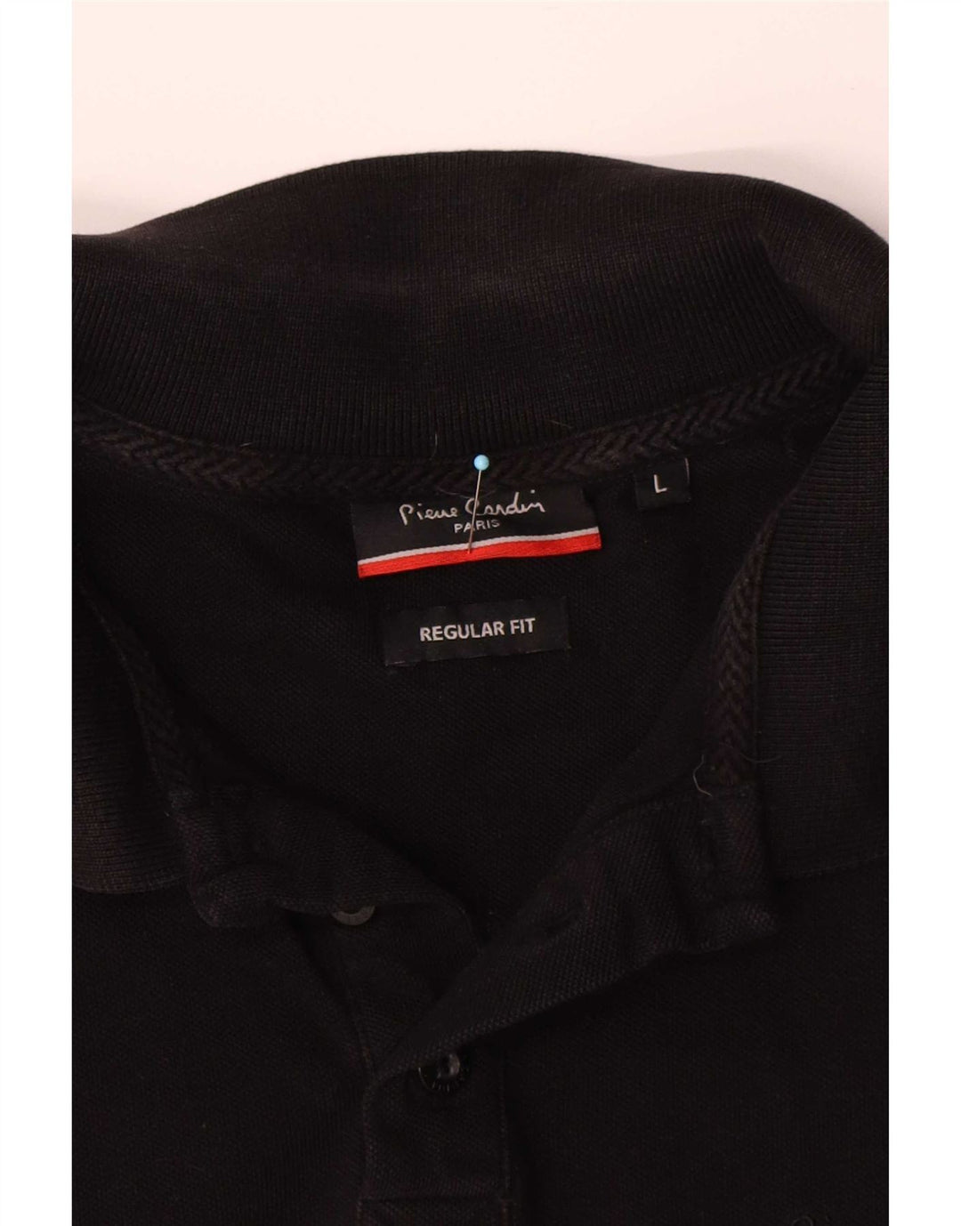 Pierre Cardin Herre Regular Fit Polo Shirt Stor sort bomuld