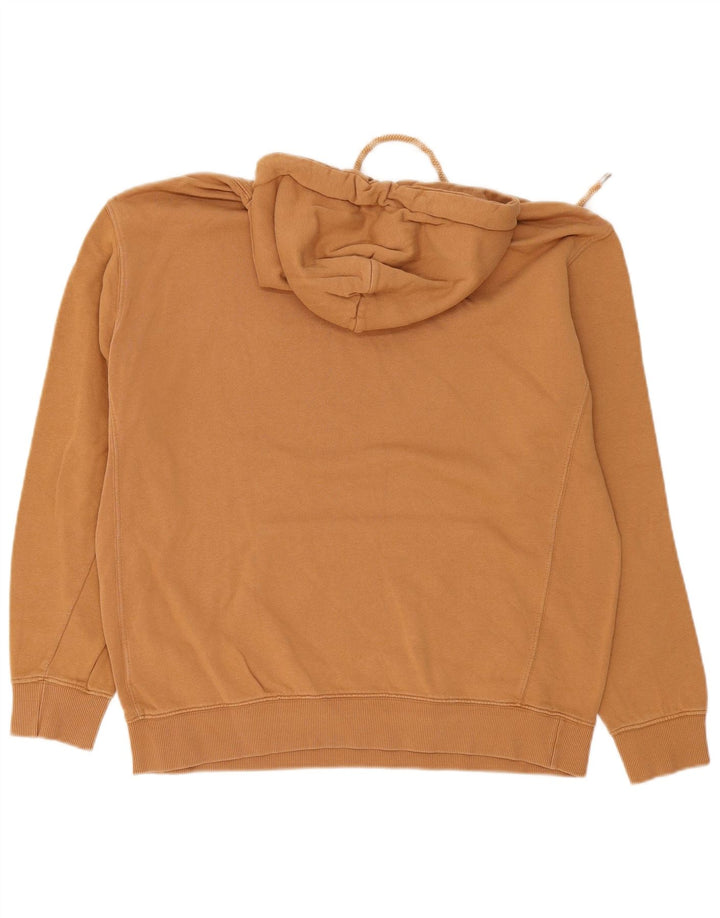 Lee Herre Regular Fit Hoodie Jumper Stor Beige Bomuld