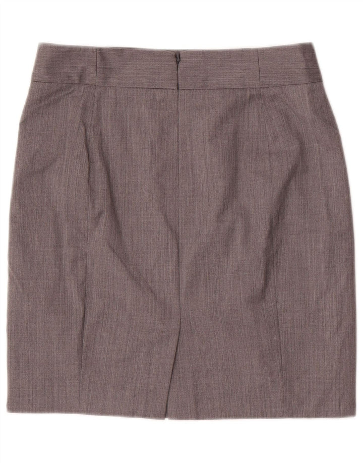 J. Crew Pencil Nederdel til kvinder US 6 Medium W30 Grå Uld