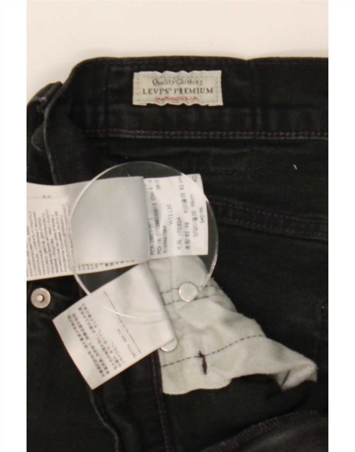 Levi's Slim Jeans til kvinder W32 L27 sort bomuld