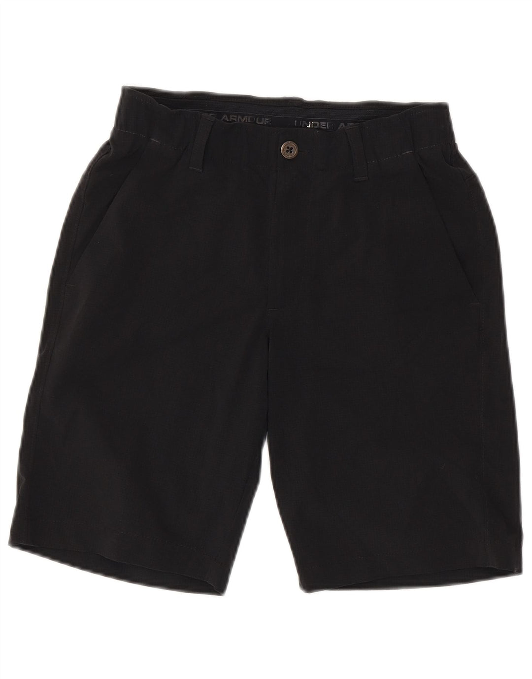UNDER ARMOUR Herre Heat Gear Chino Shorts W28 Small Black Polyester