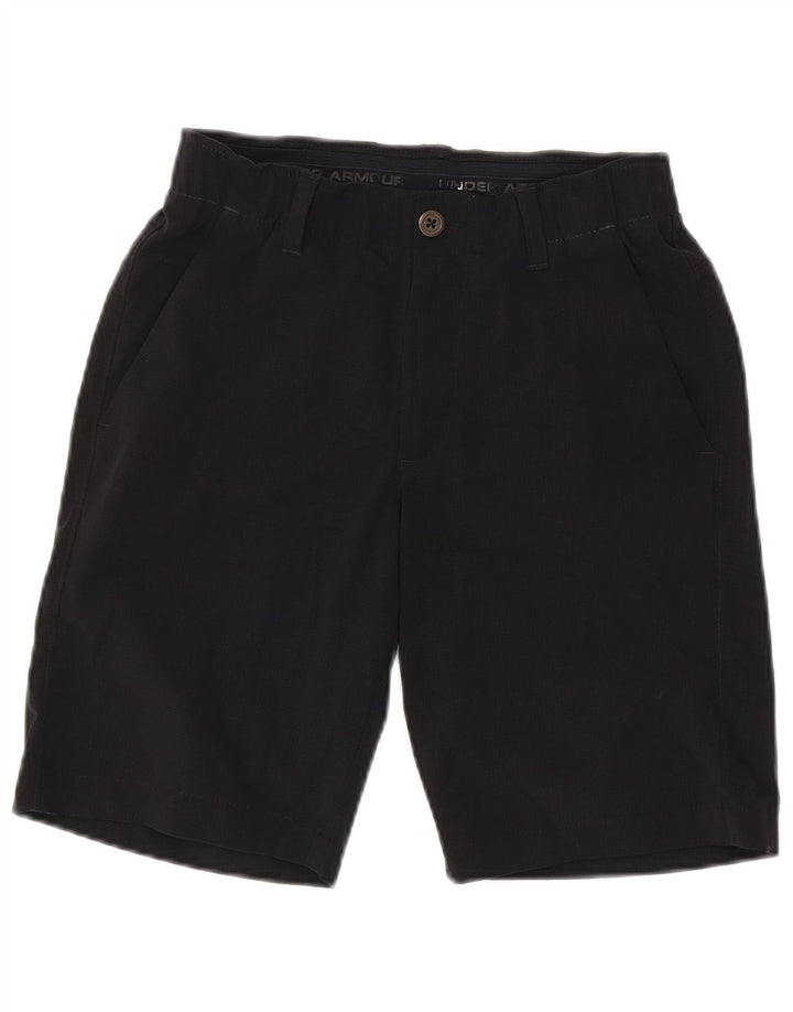 UNDER ARMOUR Herre Heat Gear Chino Shorts W28 Small Black Polyester