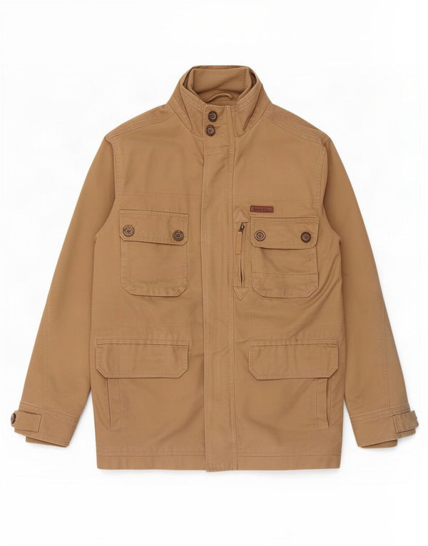 Weird Fish Herre Utility Jacket UK 36 Small Brown