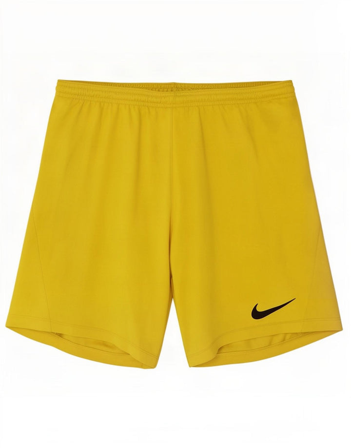 Nike Herre Dri Fit Slim Sportshorts Små Gul Polyester