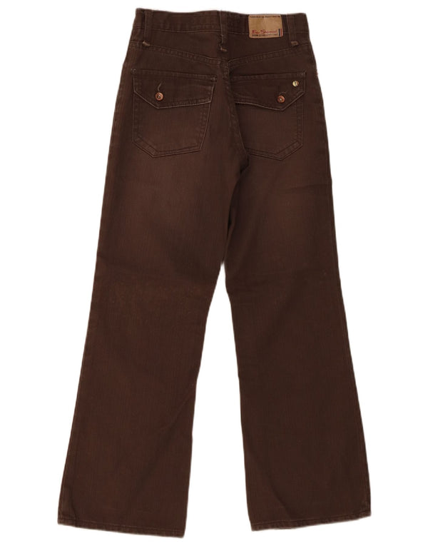 Ben Sherman Piger Jeans med brede ben 13-14 år W25 L26 Brun Bomuld