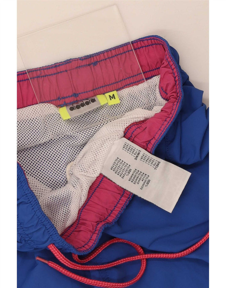 Diadora Herre grafiske svømmeshorts mellemblå polyester