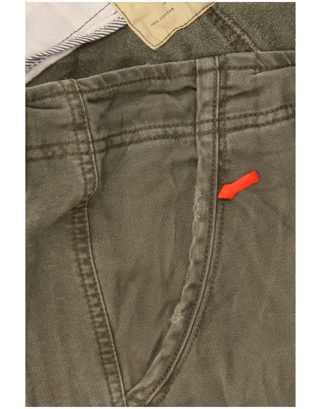 Element Herre Cargo Shorts W36 Large Khaki Bomuld