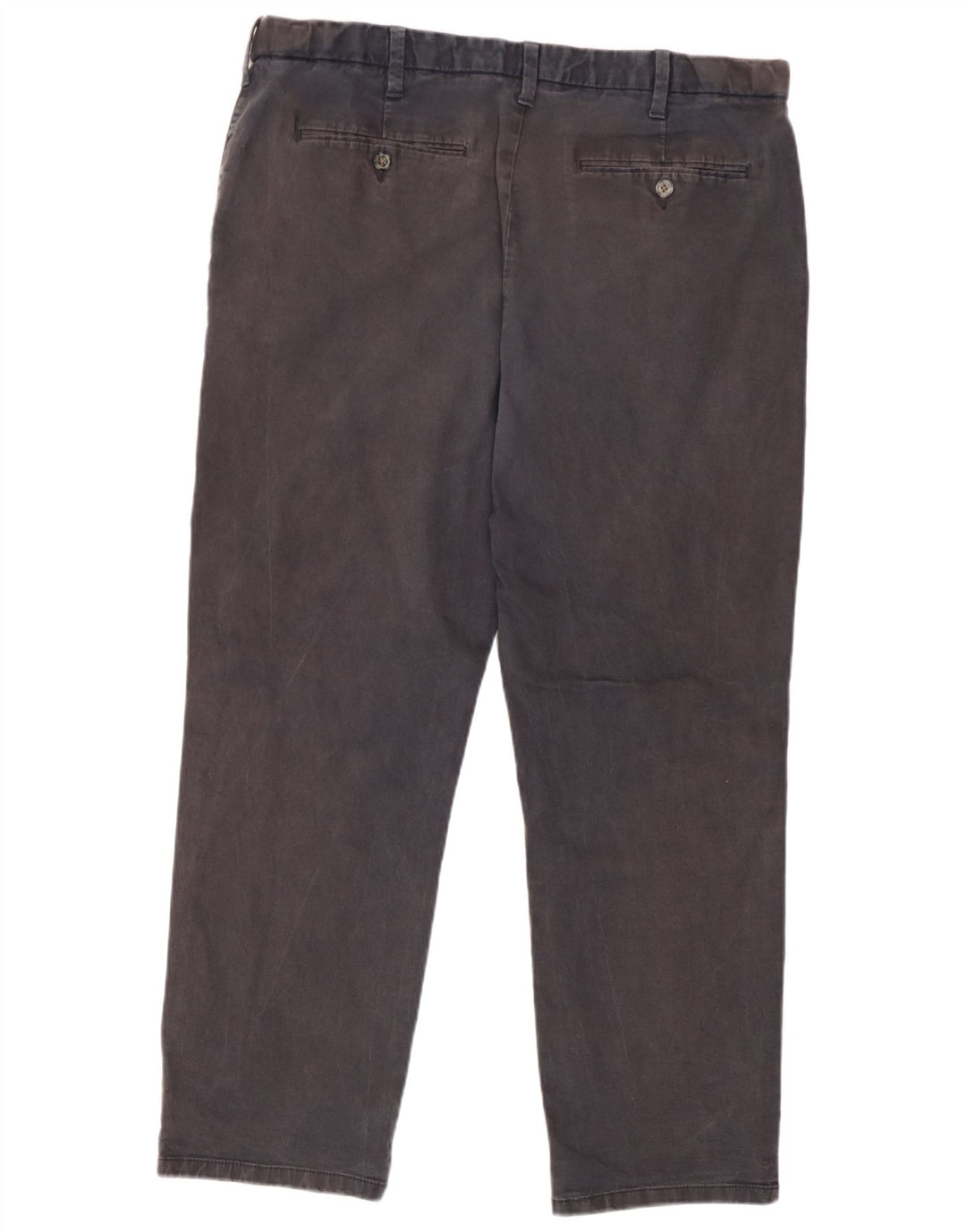 Marks & Spencer Herre Regular Chino Bukser W38 L29 Marineblå Bomuld