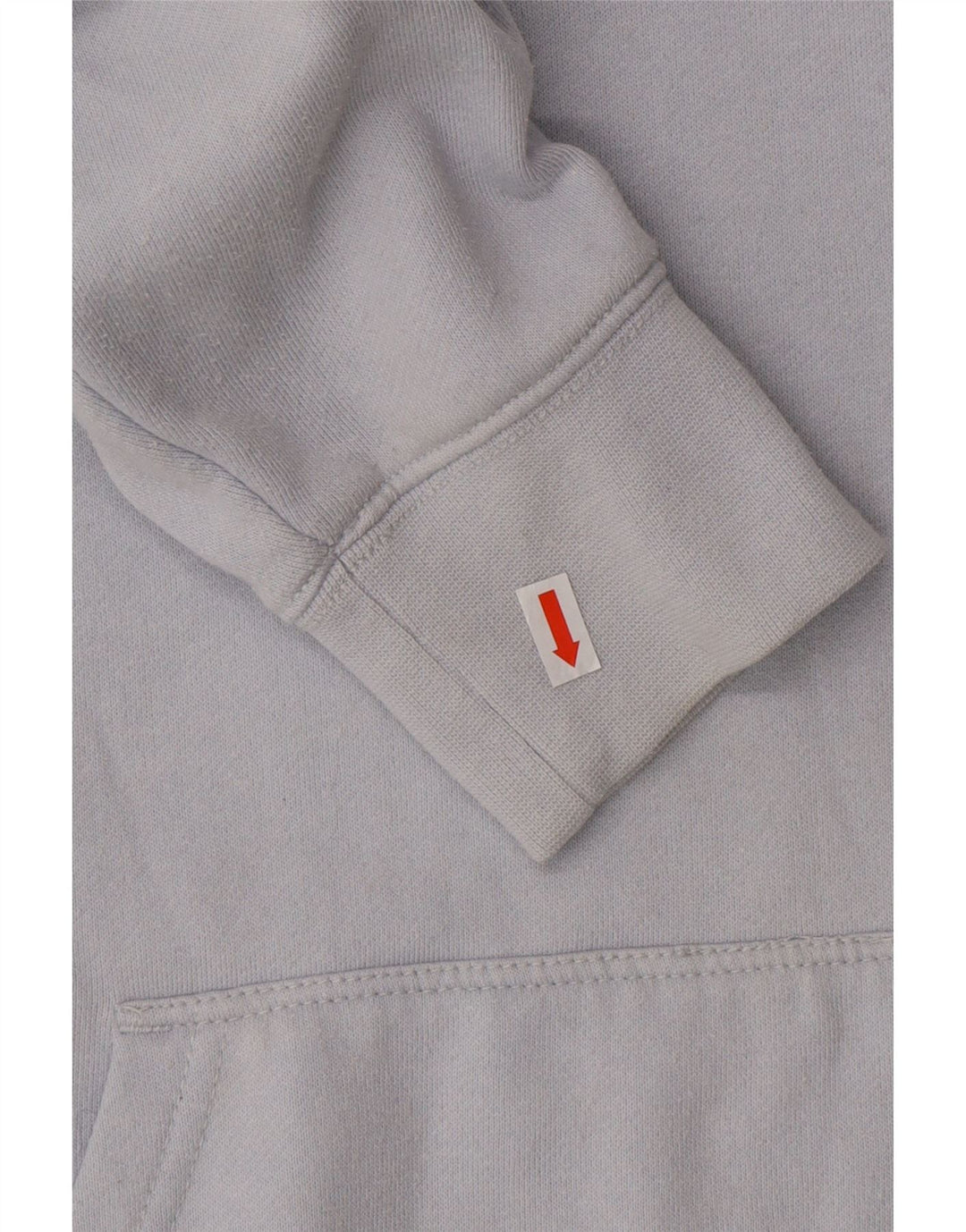 VANS Mens Hoodie Jumper Small Blue Cotton