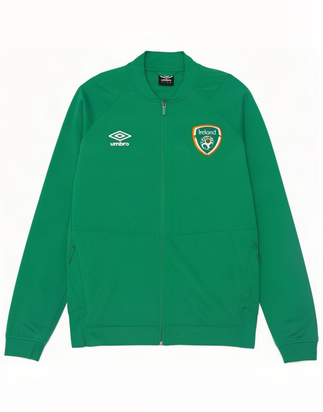Umbro Herre Irland Træningsdragt Top Jakke Lille Grøn Polyester