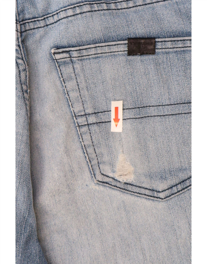 Trussardi Herre Denim Shorts W30 Medium Blue Bomuld