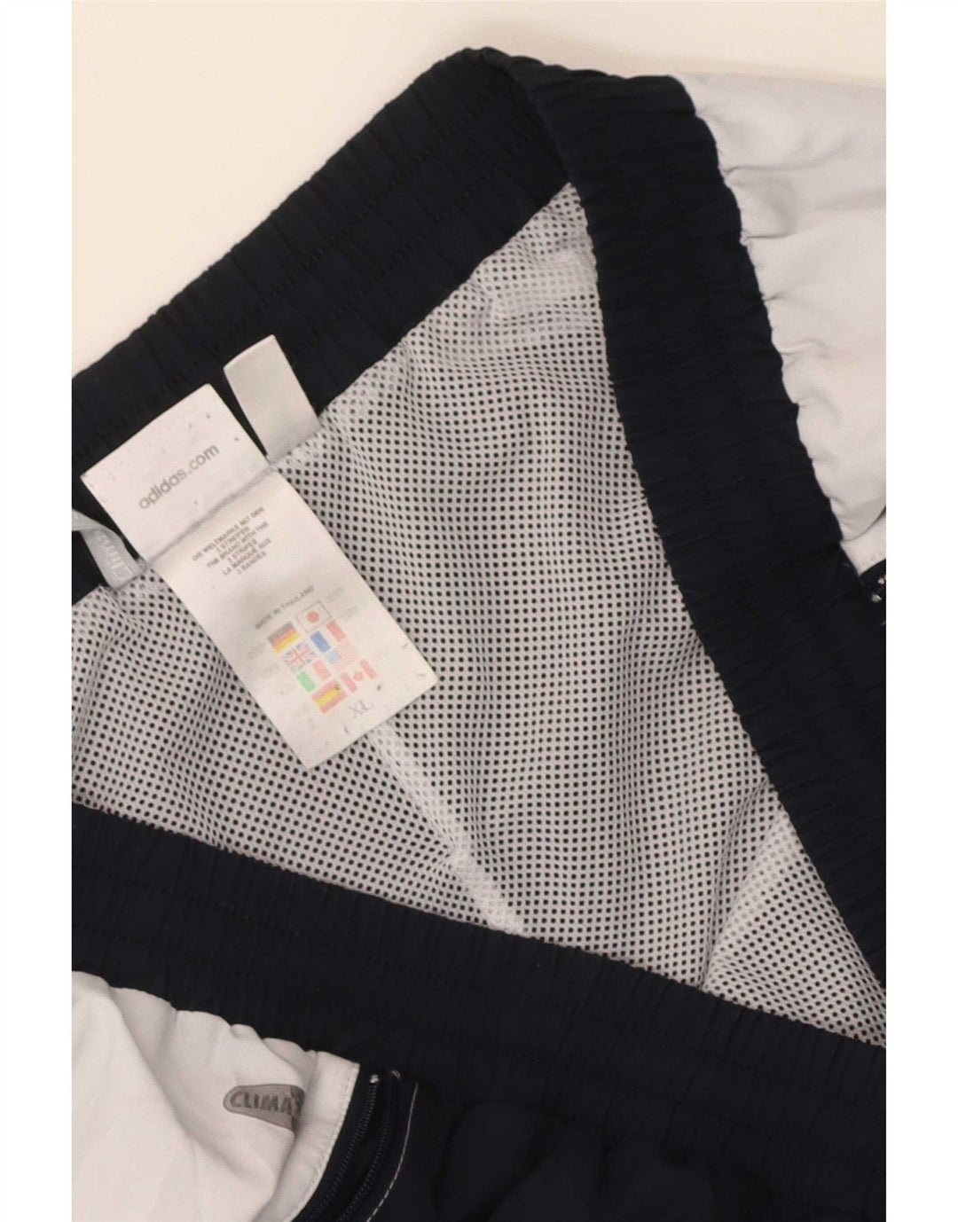 Adidas Træningsdragtsbukser til mænd XL Marineblå Colourblock Polyester