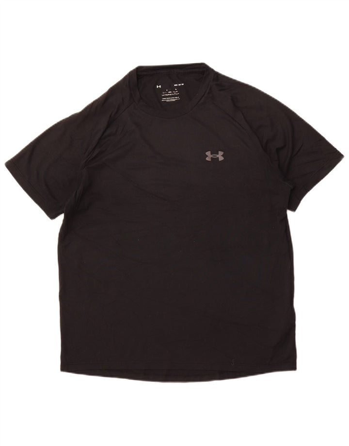 UNDER ARMOUR Herre T-Shirt Top Medium Sort Polyester