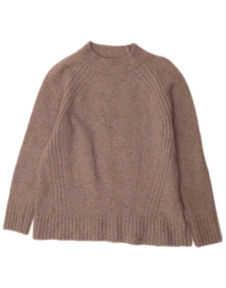 White Stuff Dame Turtle Neck Jumper Sweater UK 14 Large Grey Flecked
