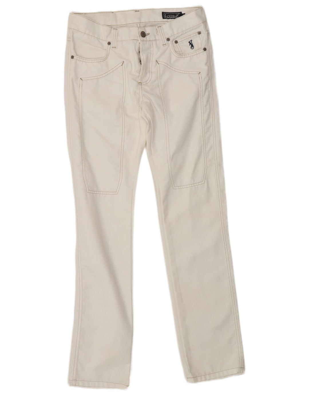 JECKERSON Lige jeans til kvinder W30 L32 Hvid bomuld