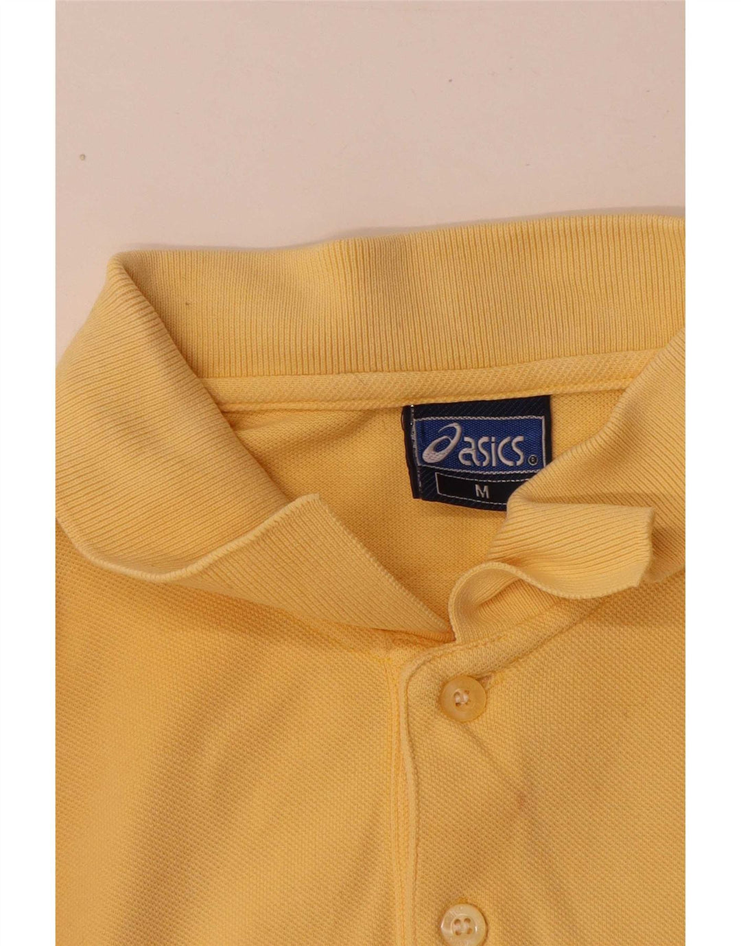 Asics herre poloshirt Medium gul bomuld