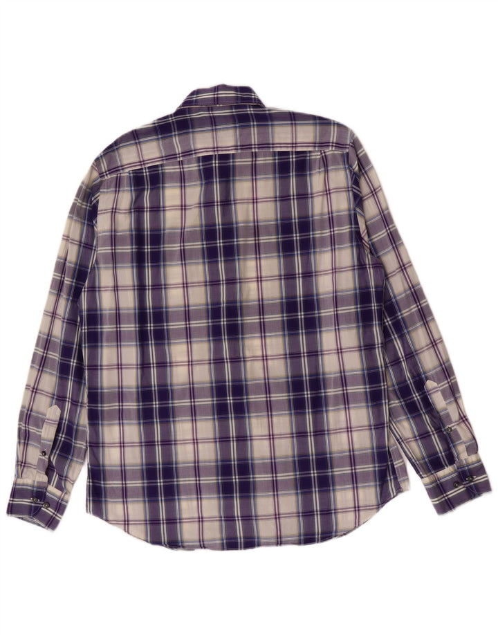 Massimo Dutti Herreskjorte Stor lilla ternet