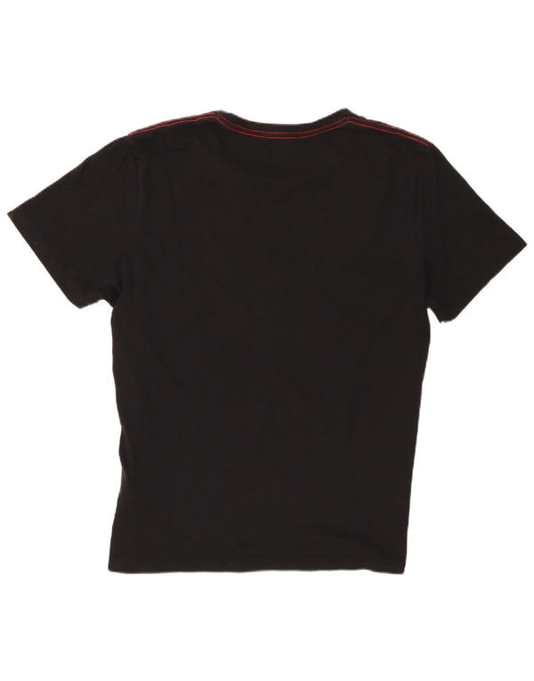 Gant Herre Grafisk T-Shirt Top 2XL Sort Bomuld