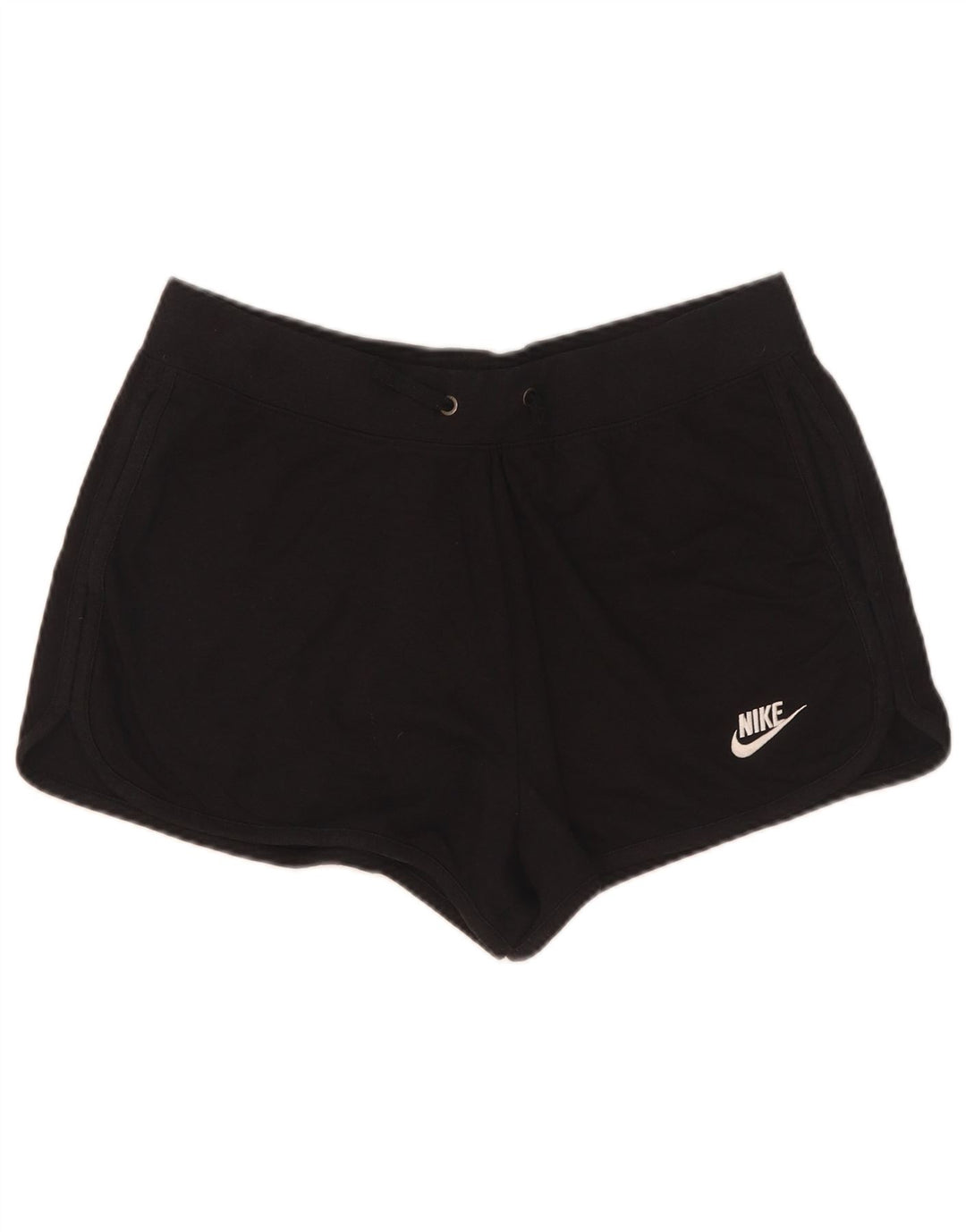 Nike sportsshorts til kvinder UK 14 Stor sort polyester
