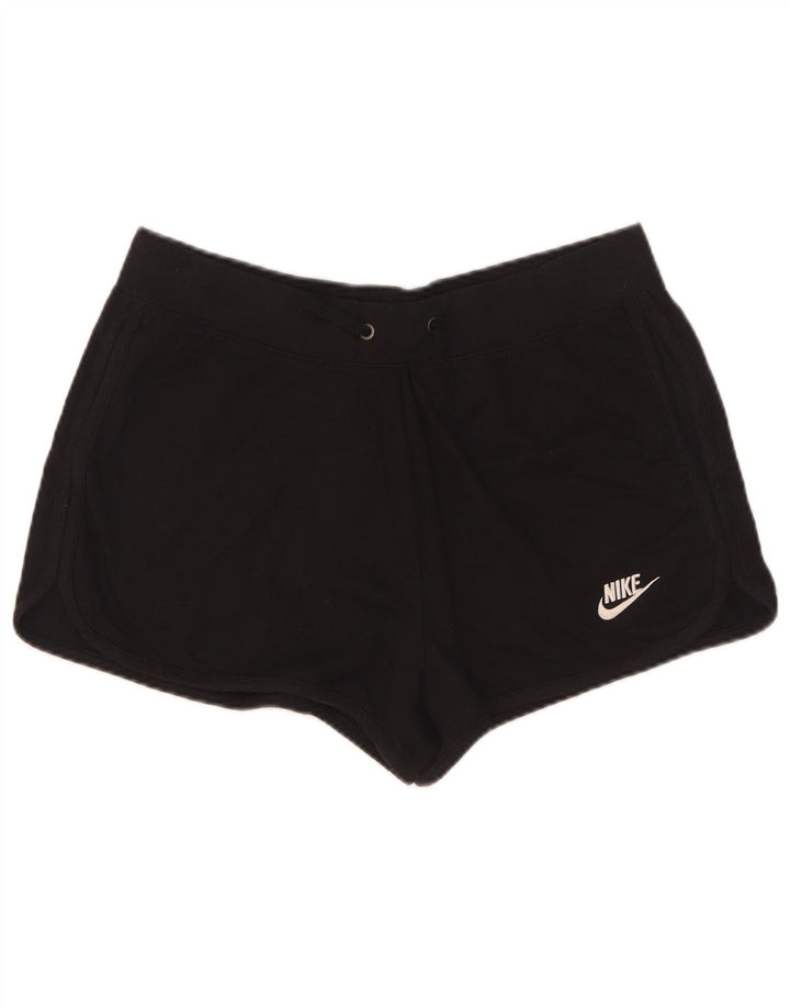Nike sportsshorts til kvinder UK 14 Stor sort polyester