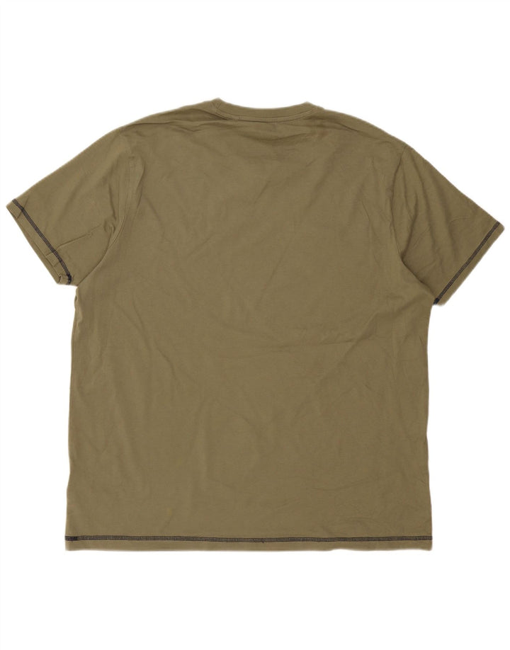 Penguin Herre T-Shirt Top 3XL Grøn Bomuld