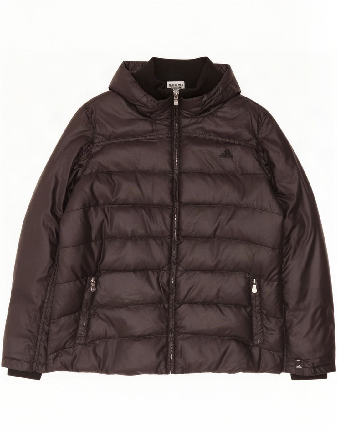 Adidas polstret jakke til kvinder UK 18 XL sort polyester