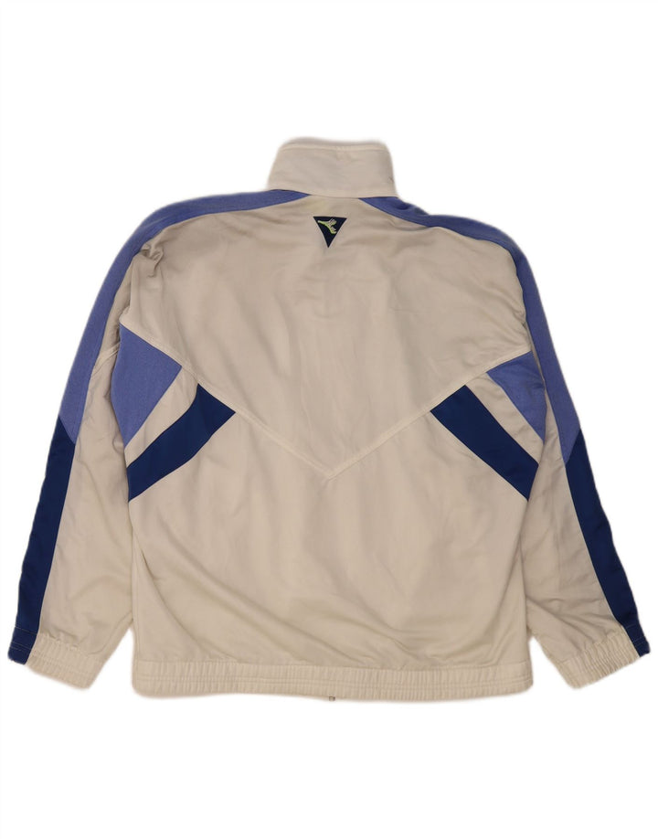 DIADORA Træningsdragt til mænd Topjakke UK 40 Medium White Colourblock Polyester