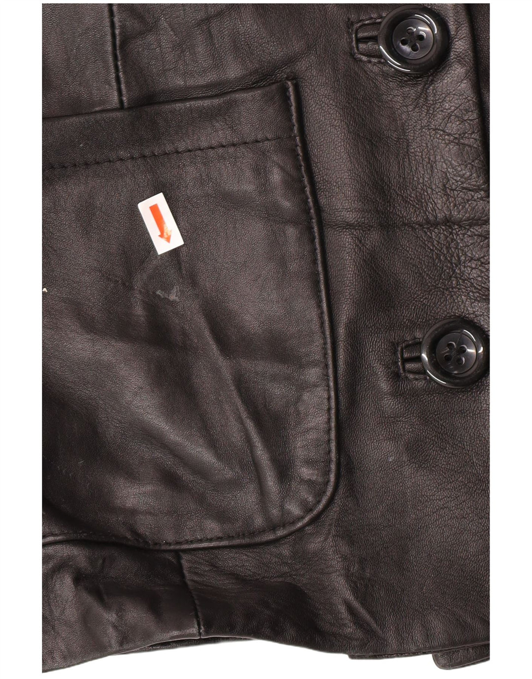 Vintage dame læderjakke IT 44 Medium Black Classic